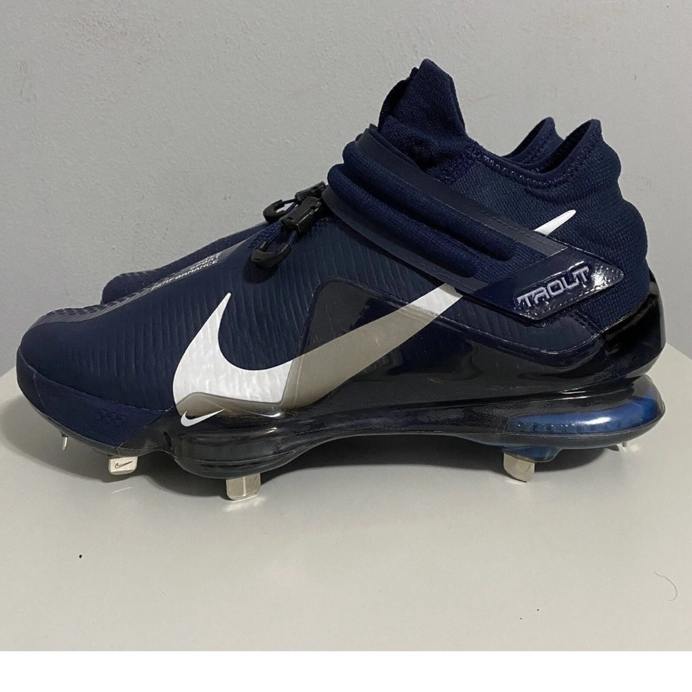 Nike Force Zoom Mike Trout 7 Baseball Cleats Navy/W… Gem